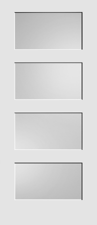 8444 4 Panel Shaker White Lami