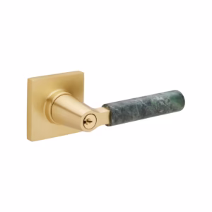 SELECT L Square Green Marble Key in Lever